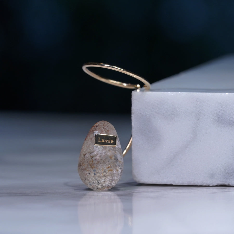 Bag イヤカフ №4301/ Garden Quartz