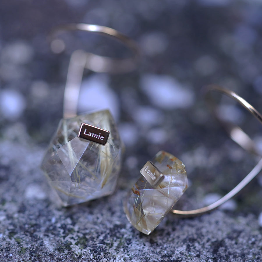 Bag イヤカフ №4311/ Rutilelated Quartz