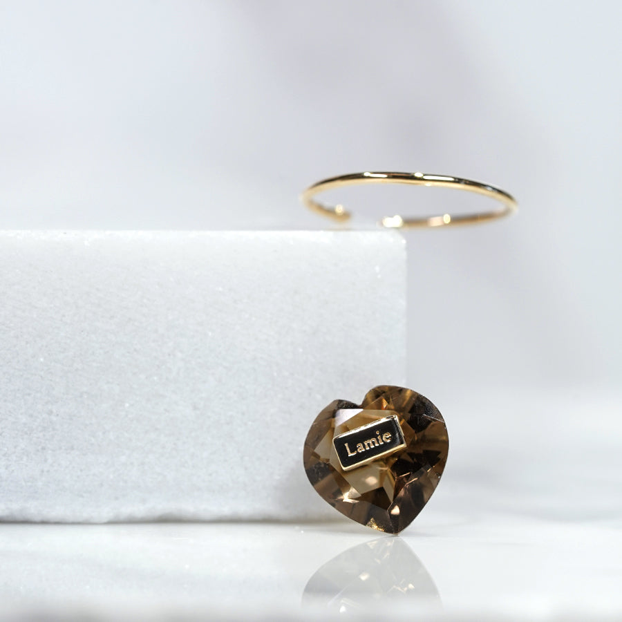 Bag イヤカフ №4312/ Smoky Quartz