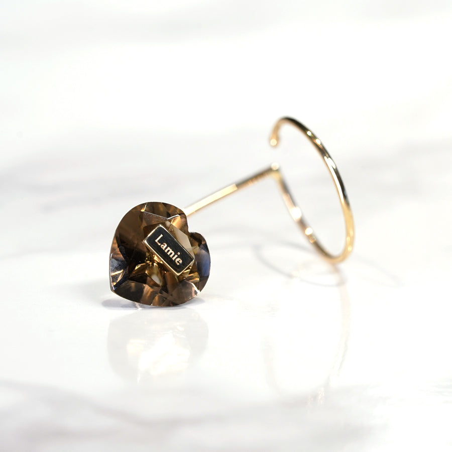 Bag イヤカフ №4312/ Smoky Quartz