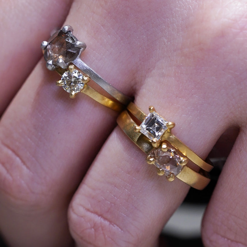 K18 Diamond Ring  №579
