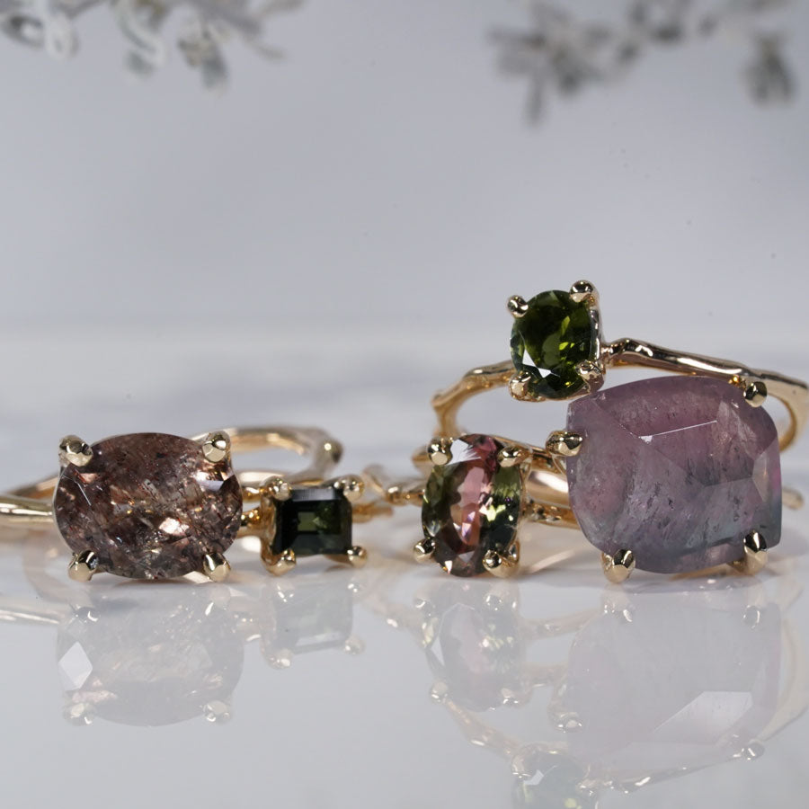 Charm Ring №888/Tourmaline