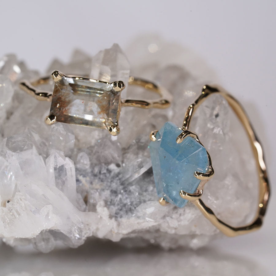 Charm Ring No.902Aquamarine
