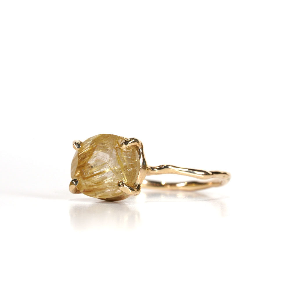 Charm Ring No.925/Rutilated Quartz