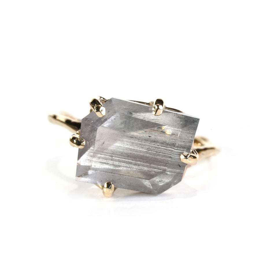 Charm Ring No.999/Inclusion Quartz