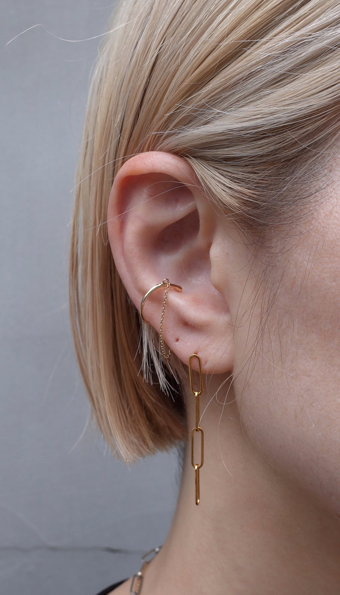 チェーンピアス (Gold)
