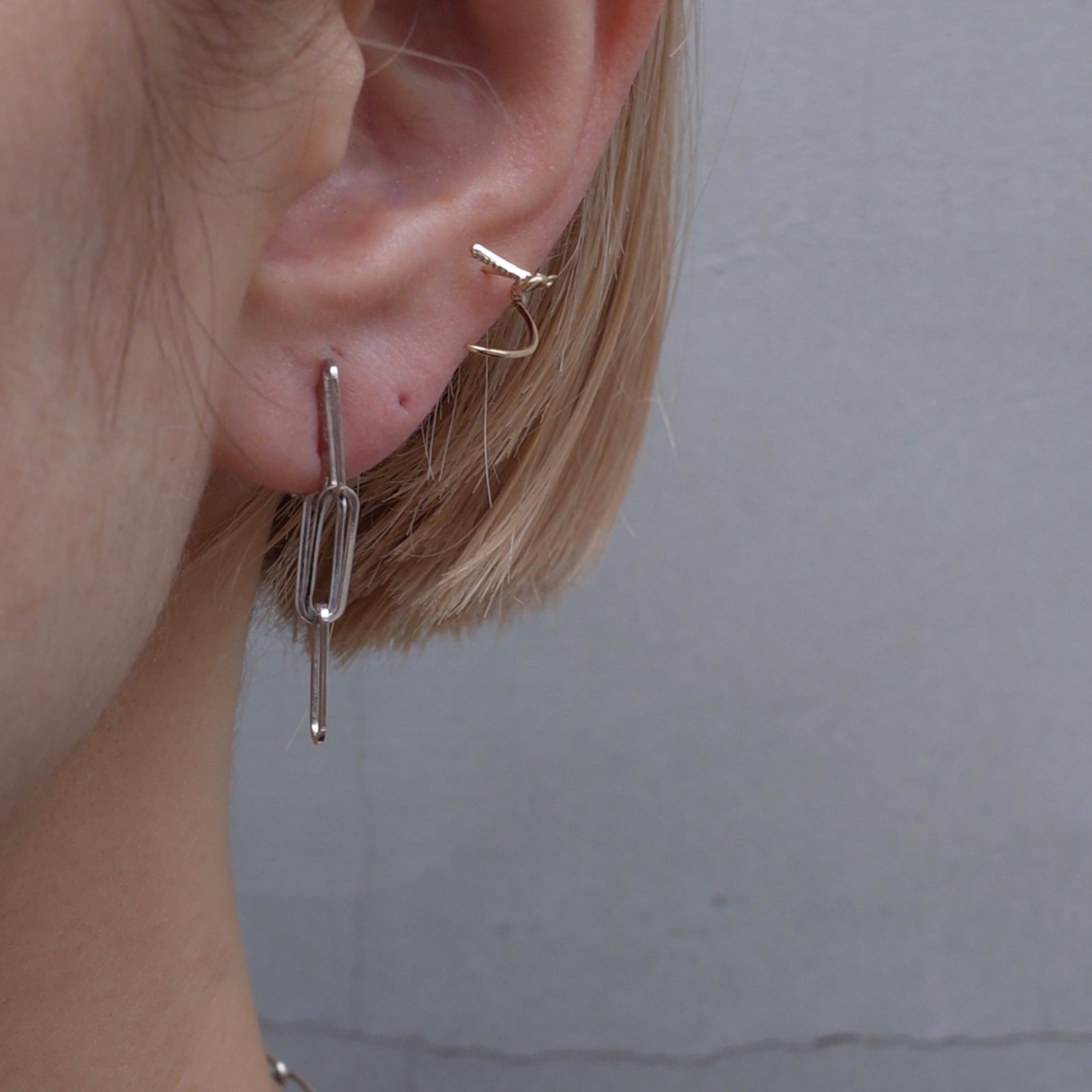 チェーンピアス (Silver)