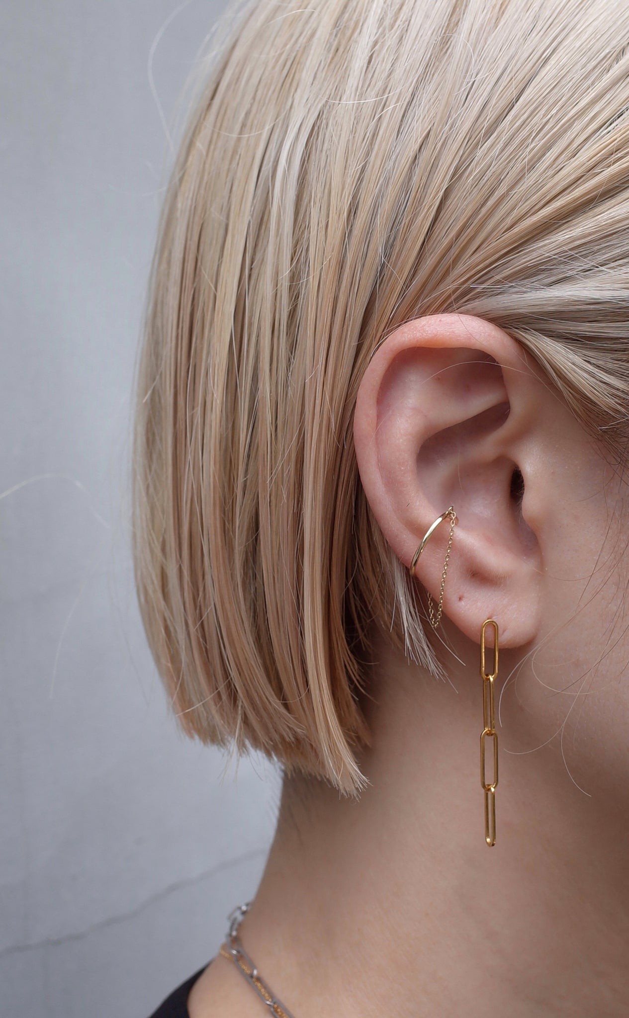 チェーンピアス (Gold)