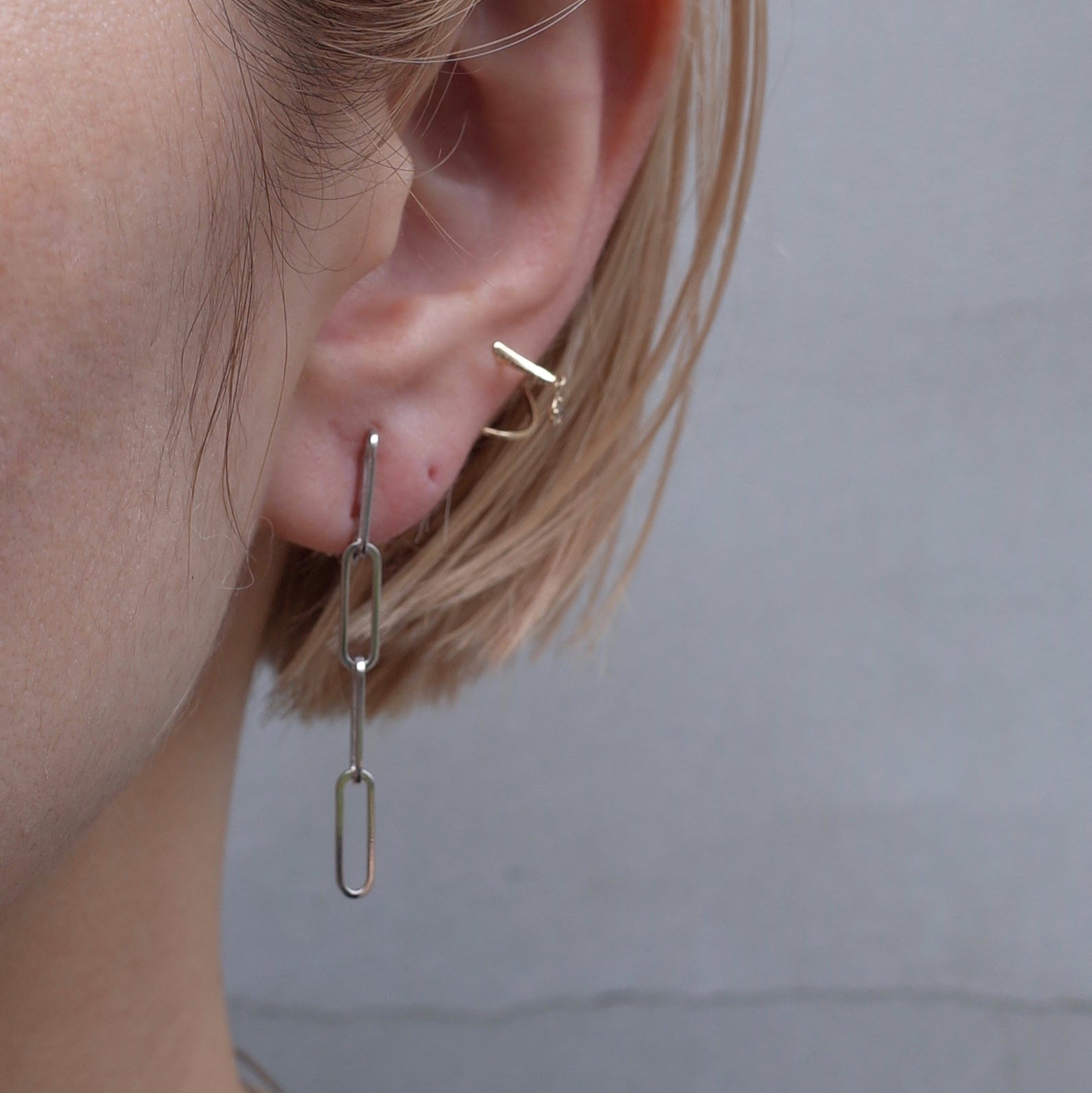チェーンピアス (Silver)