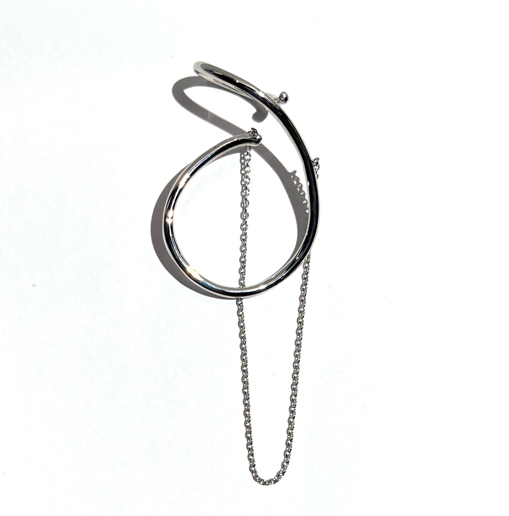 S Earcuff chain (L) Gold/Silver