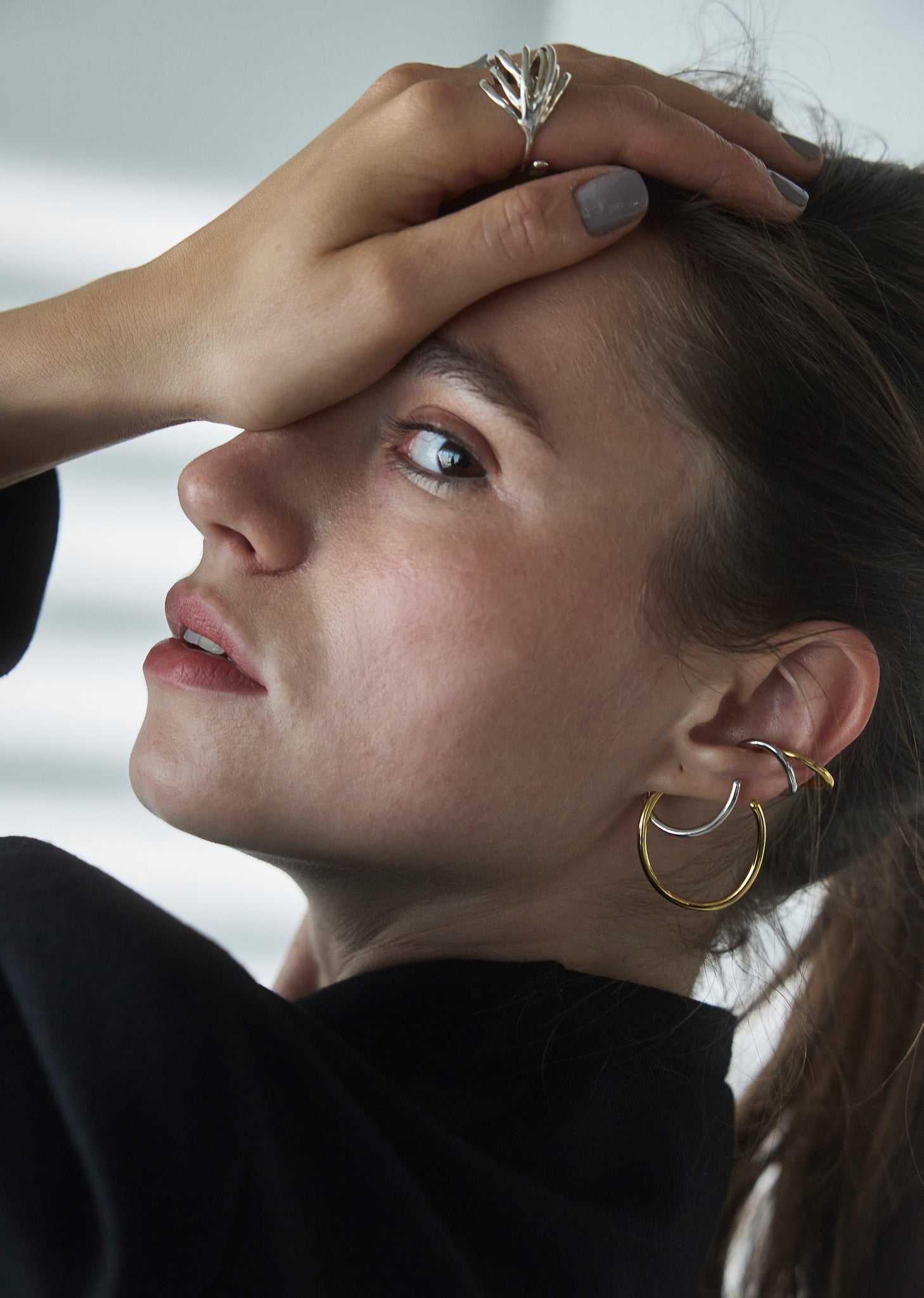 S Earcuff (L) Gold/Silver