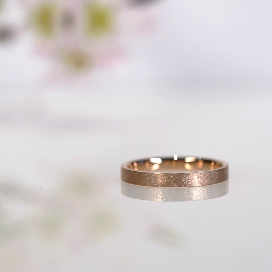 Cherish  2.4mm  K18PG / 平打ち