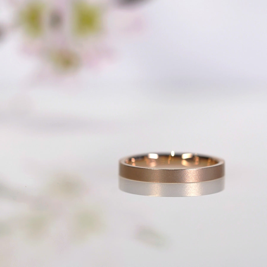 Cherish  2.4mm  K18PG / 平打ち