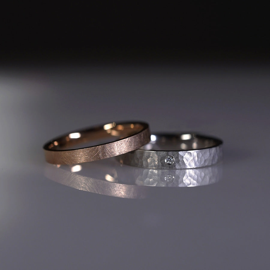Cherish  2.4mm  K18PG / 平打ち