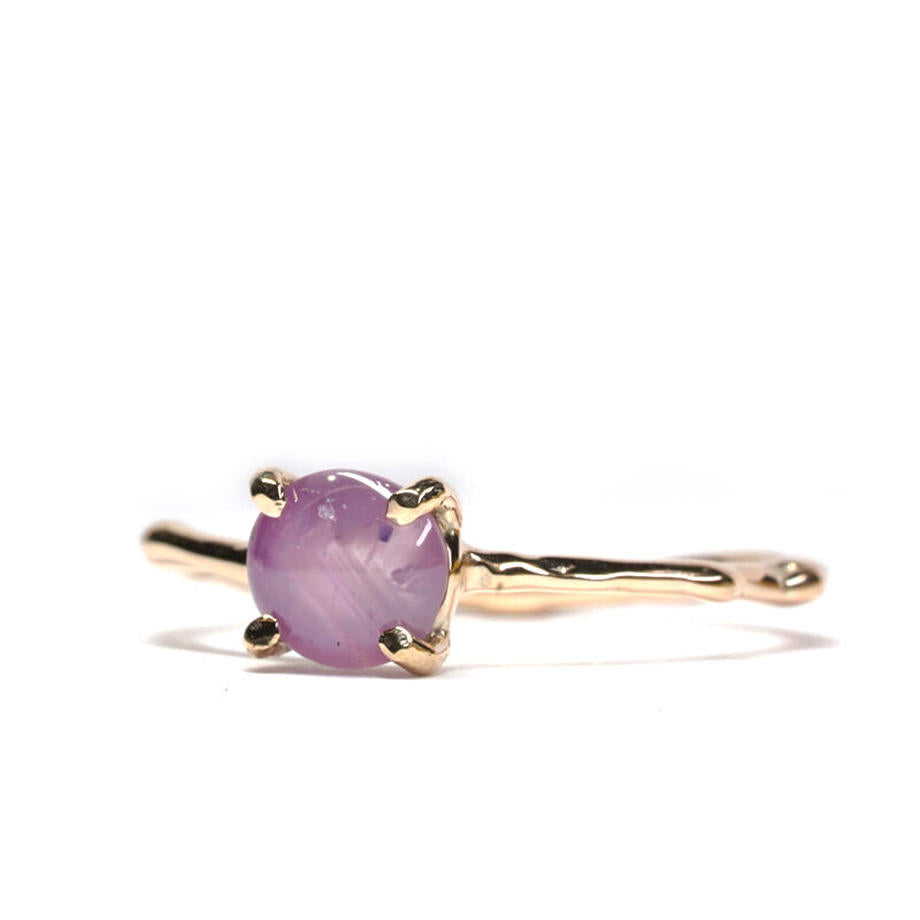 Charm Ring №865/Pink Star Sapphire