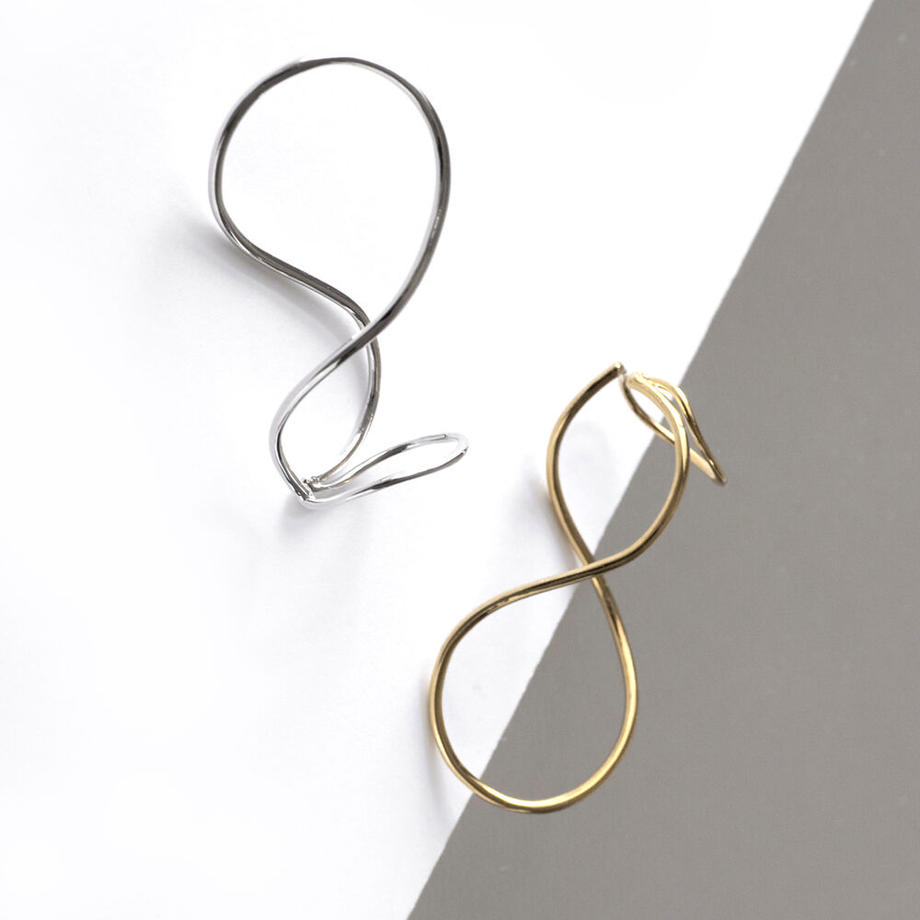 8Earcuff (L) Gold/Silver