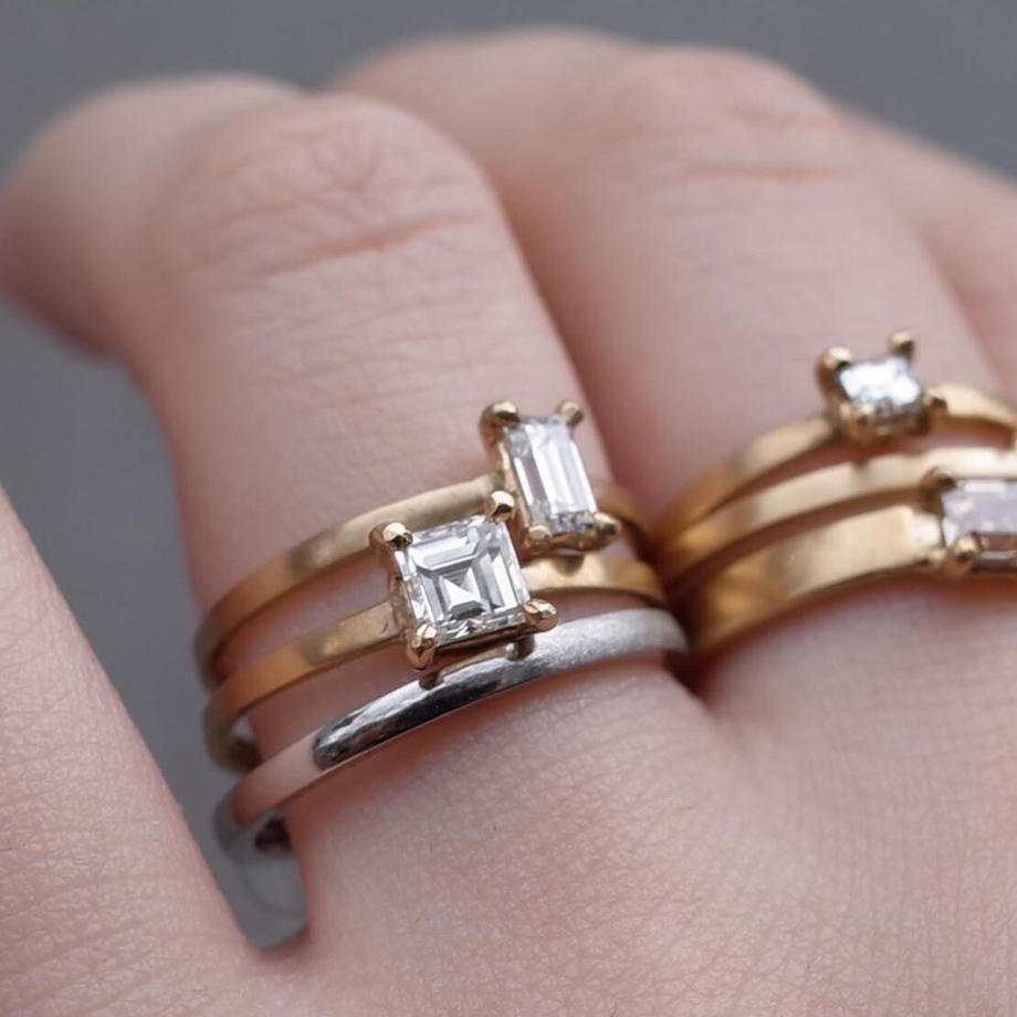 K18 Diamond Ring  №568