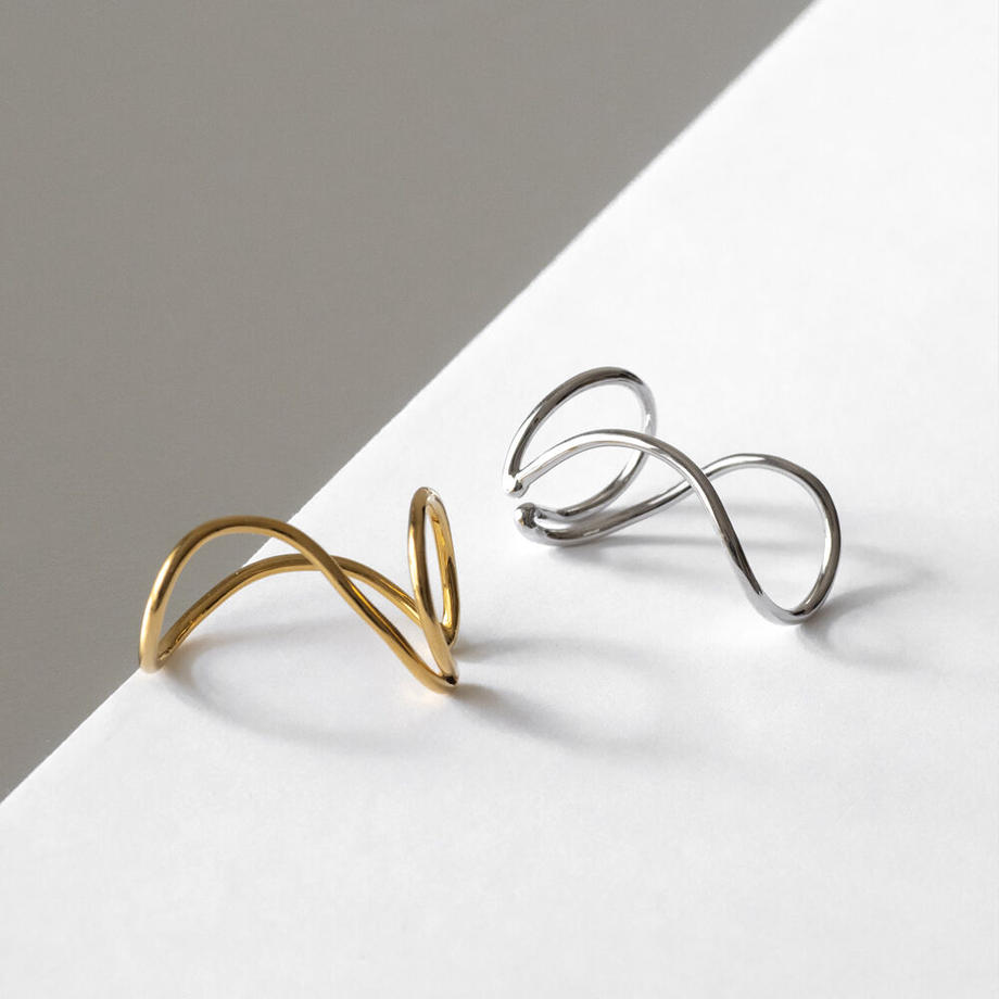 8Earcuff (M) Gold/Silver