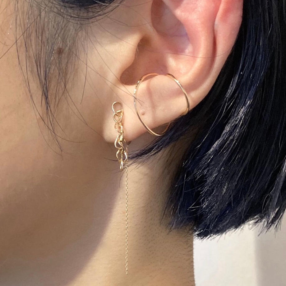 Wイヤカフ(M)  K10