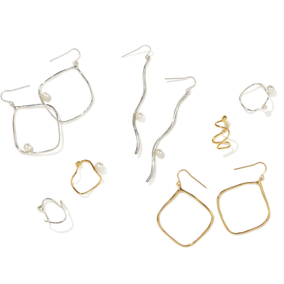 Pearl Wave ピアス/イヤリング(Gold)