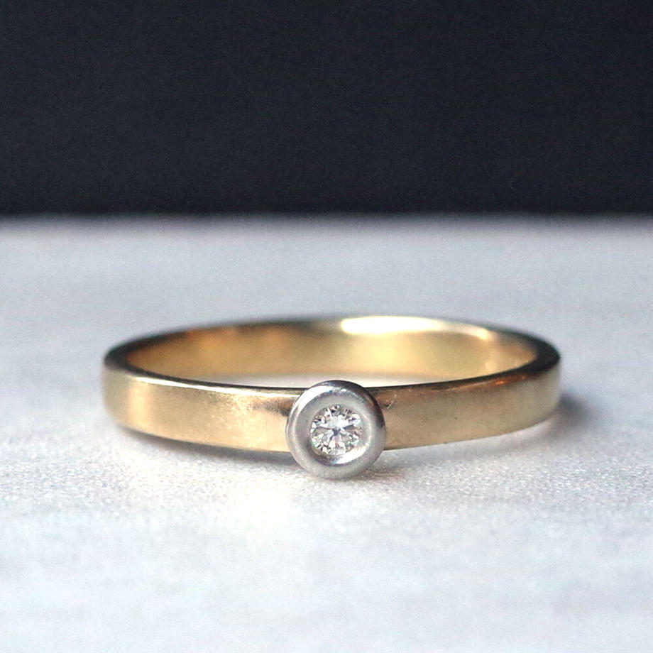 K18 Diamond Ring  №560