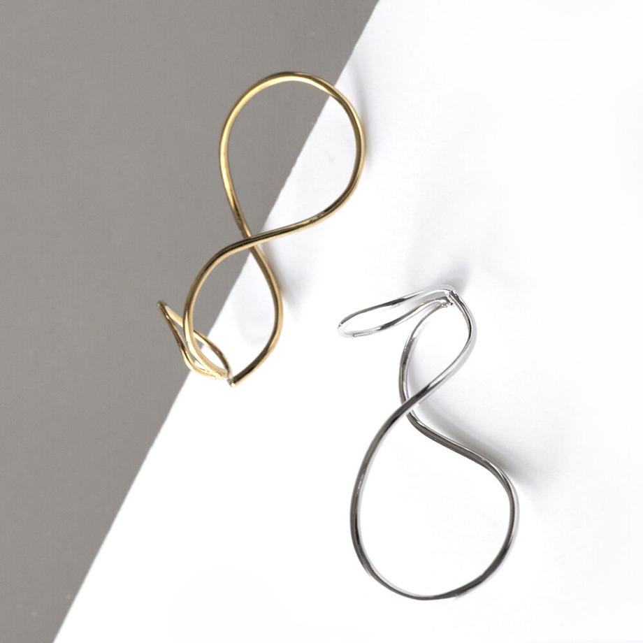8Earcuff (L) Gold/Silver