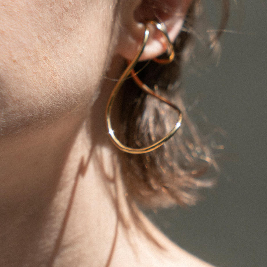 8Earcuff (L) Gold/Silver