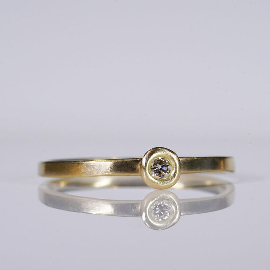 K18 Diamond Ring No.572