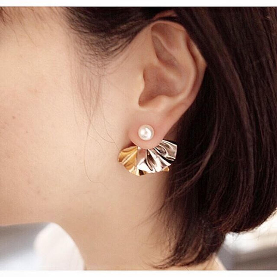 Raffle (M) ピアス  MIX (GD×SV )