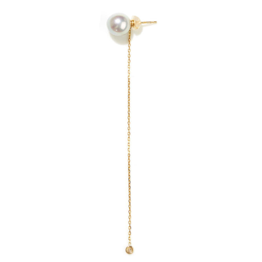 K18 Akoya Chain (S) Earrings