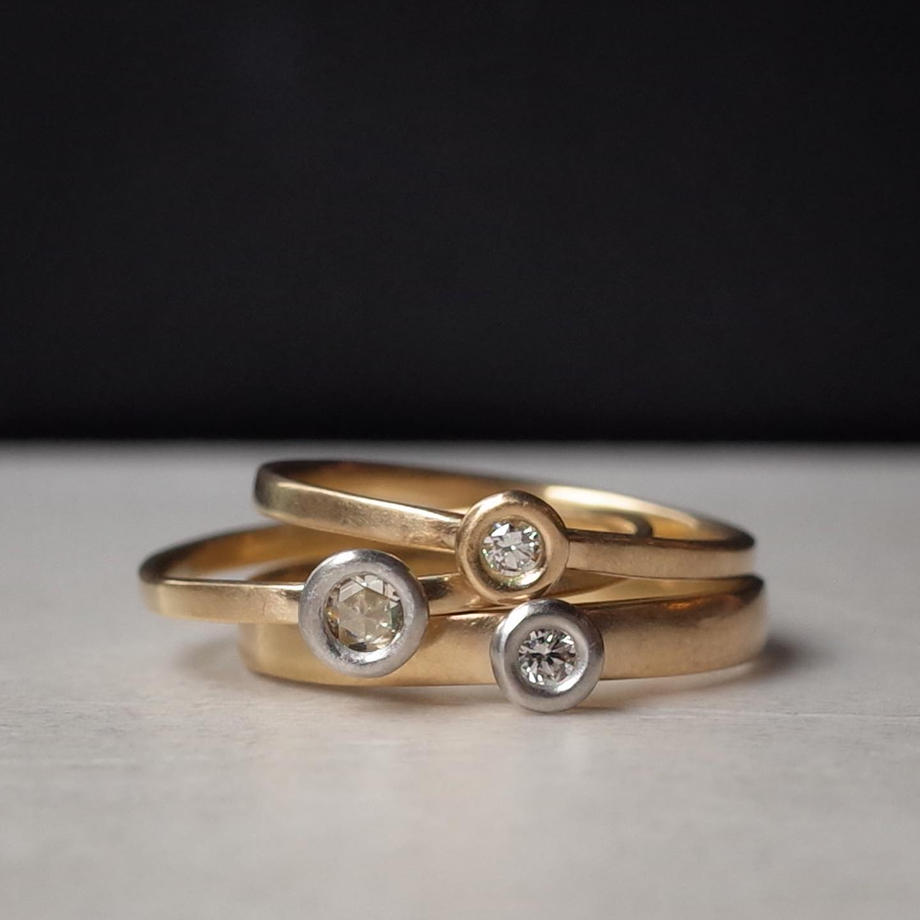 K18 Diamond Ring No.572