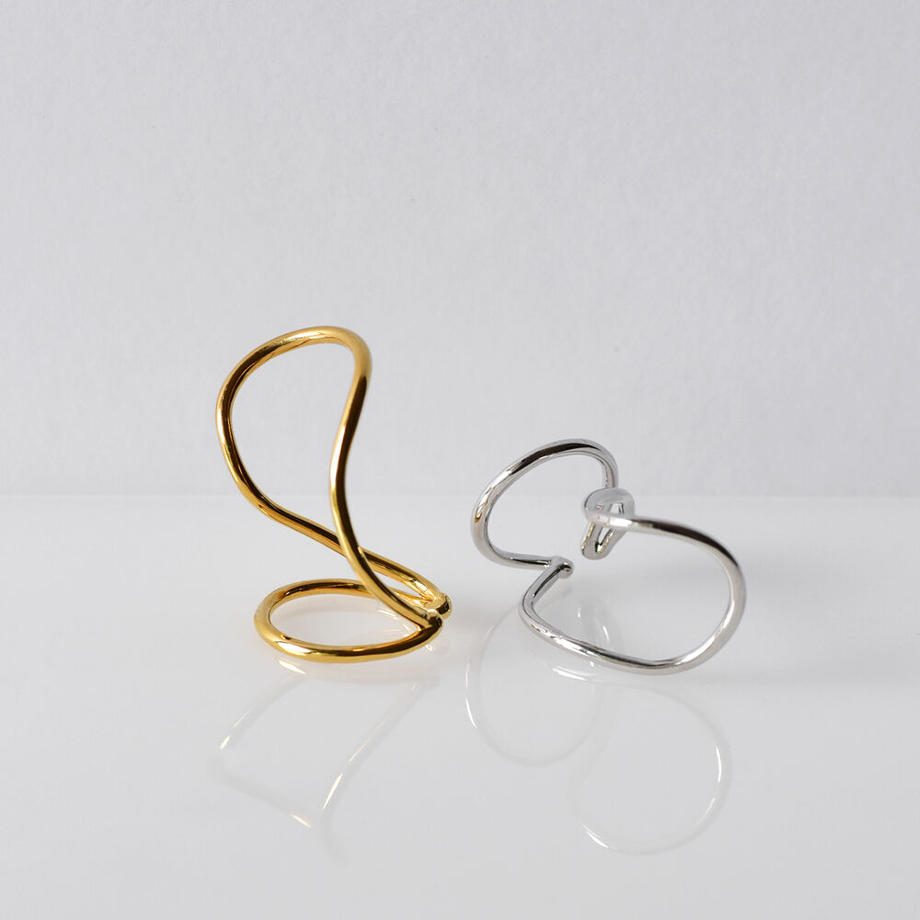 8Earcuff (M) Gold/Silver
