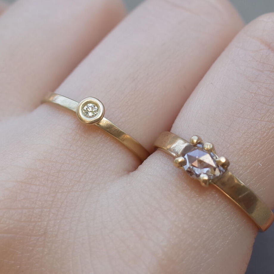 K18 Diamond Ring No.572