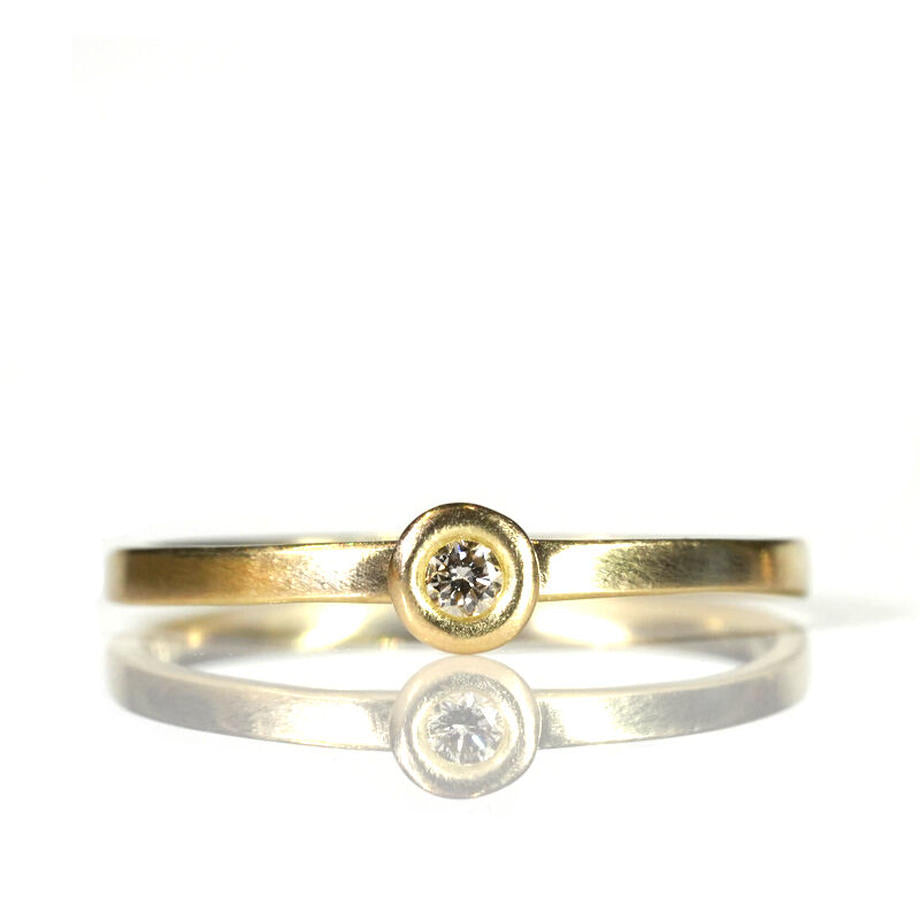 K18 Diamond Ring No.572