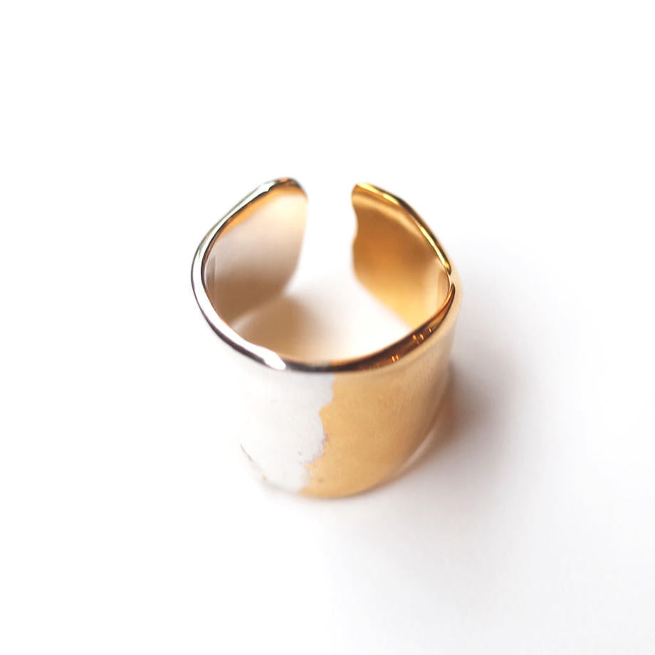 MIX ring & ear cuff (wide)