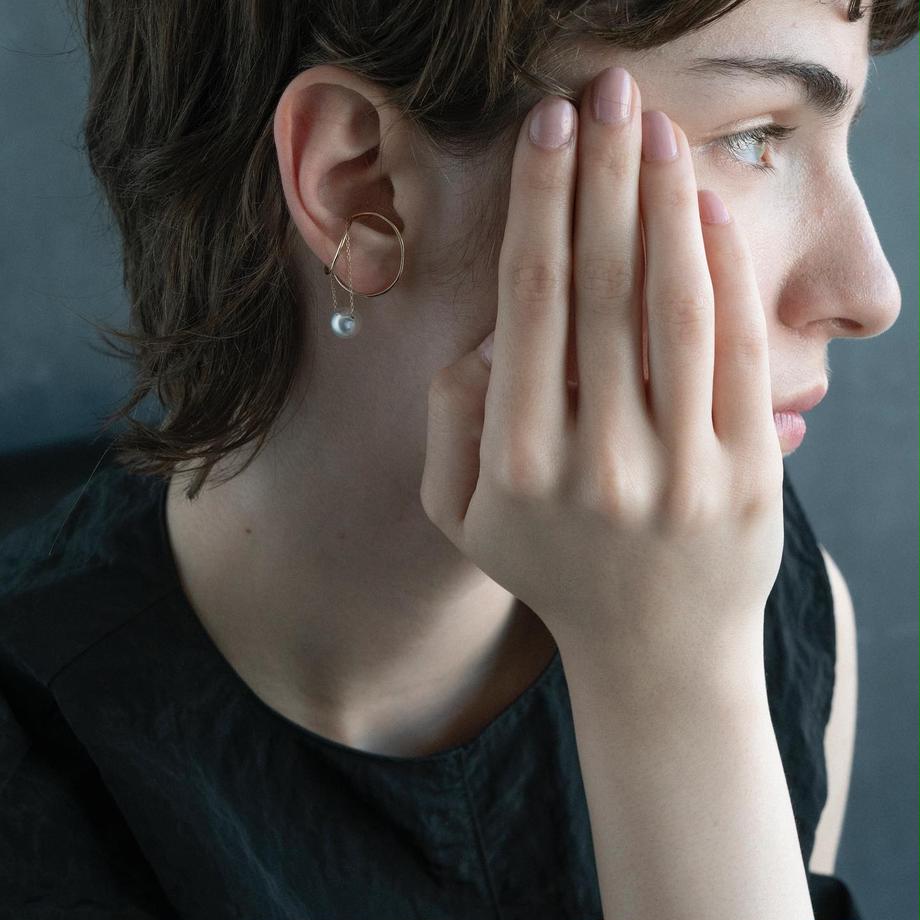 W ear cuff (M) Akoya pearl K10