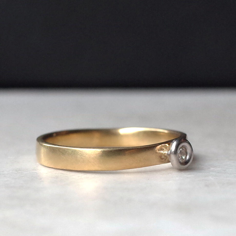 K18 Diamond Ring  №560