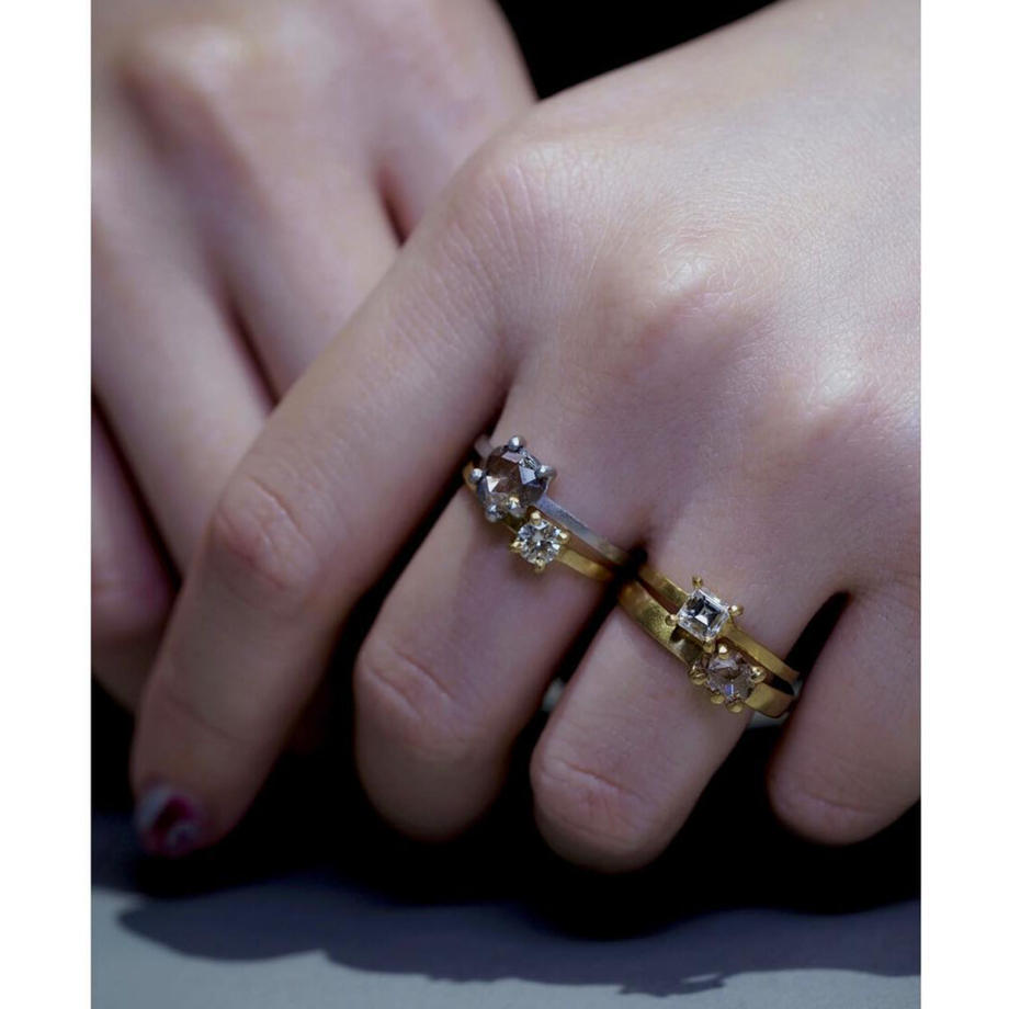 K18 Diamond Ring  №568