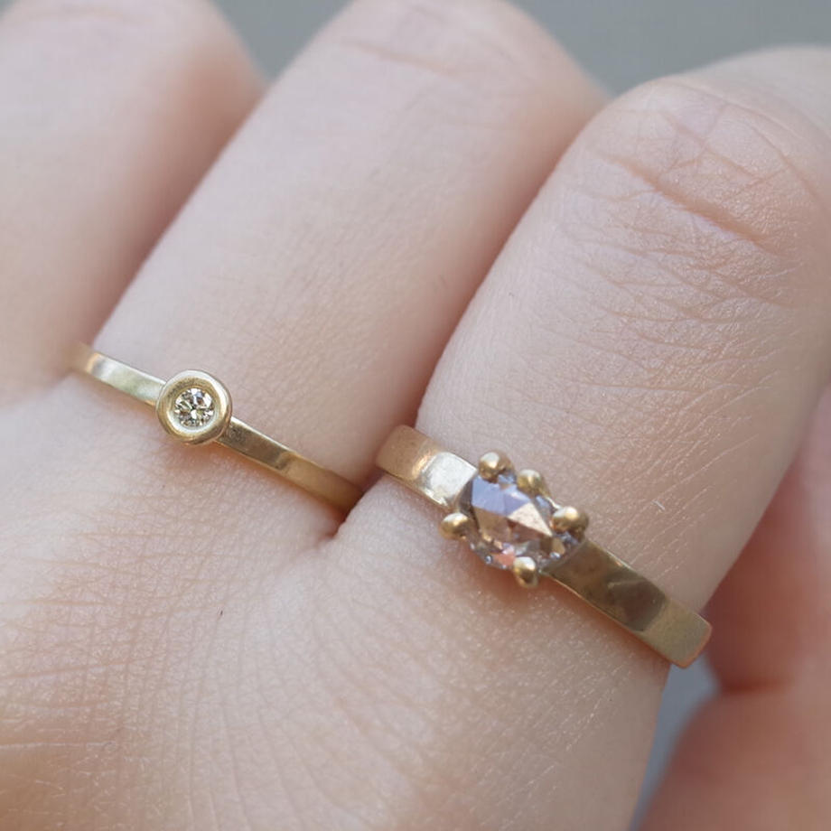 K18 Diamond Ring No.572