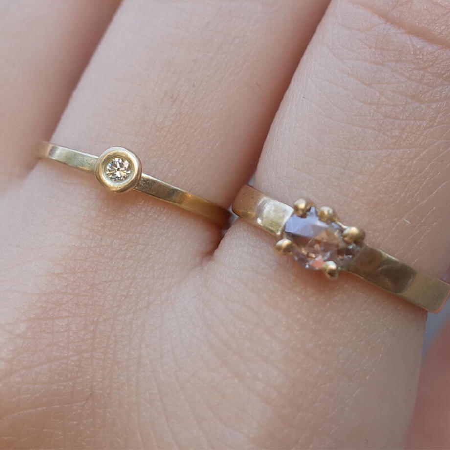 K18 Diamond Ring No.572