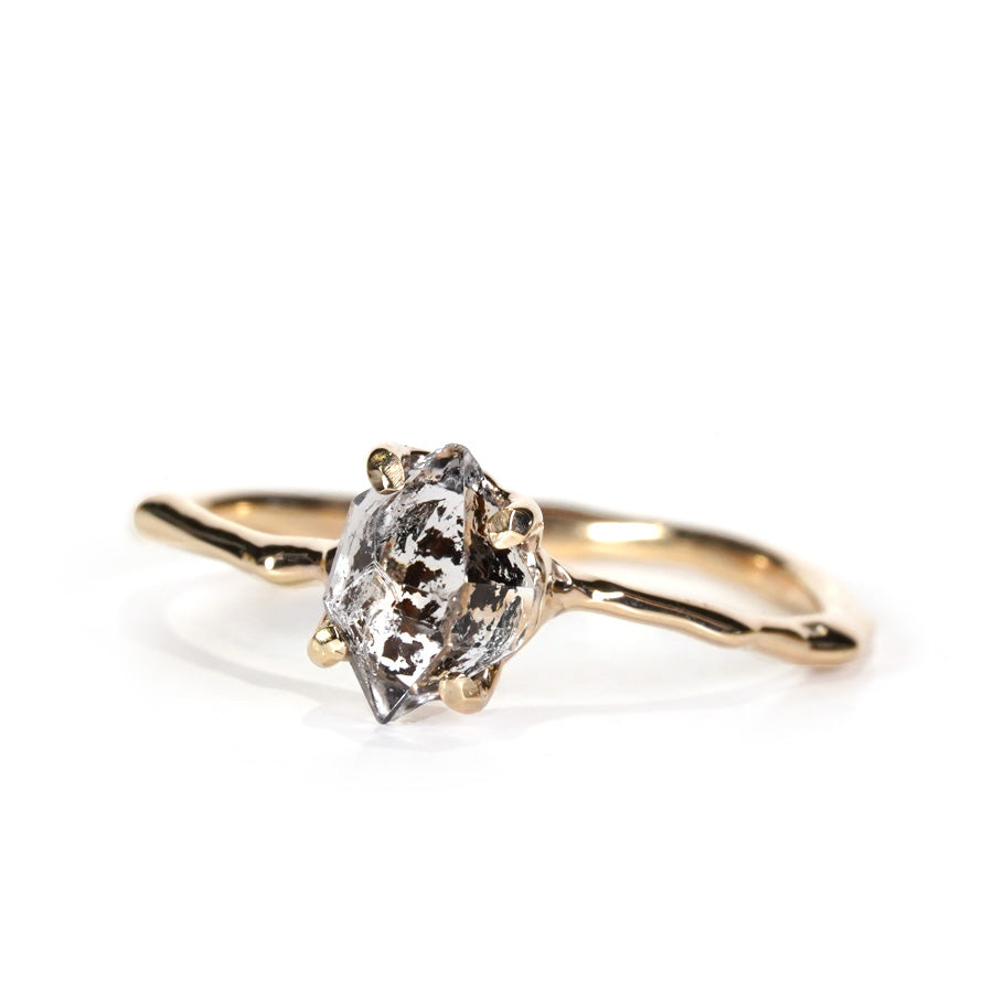 Charm Ring No.1034/Herkimer Diamond