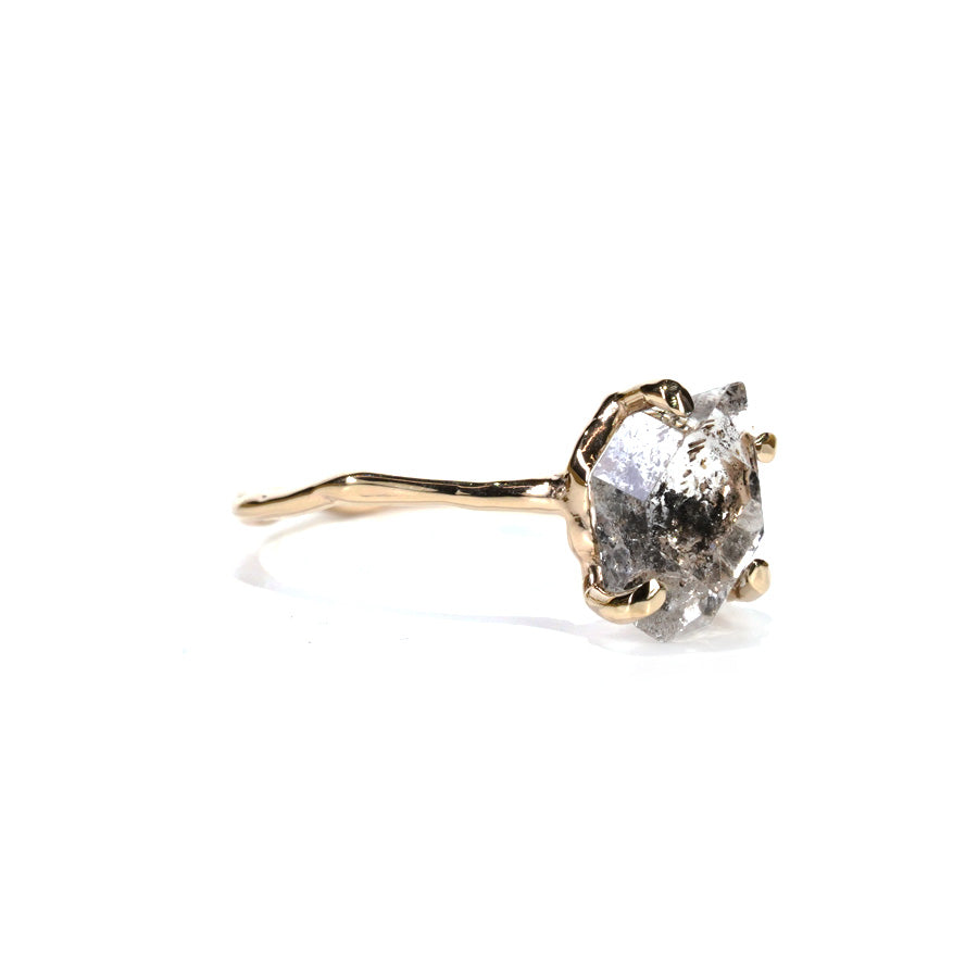Charm Ring No.1057/Herkimer Diamond
