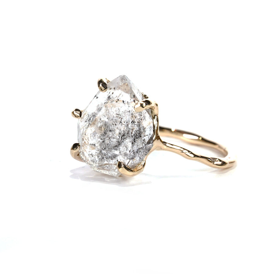 Charm Ring No.1061/Herkimer Diamond