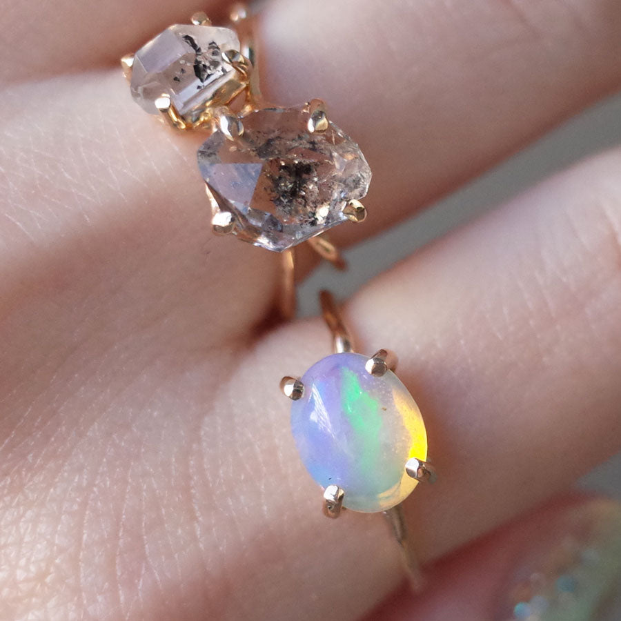 Charm Ring No.1082/Opal