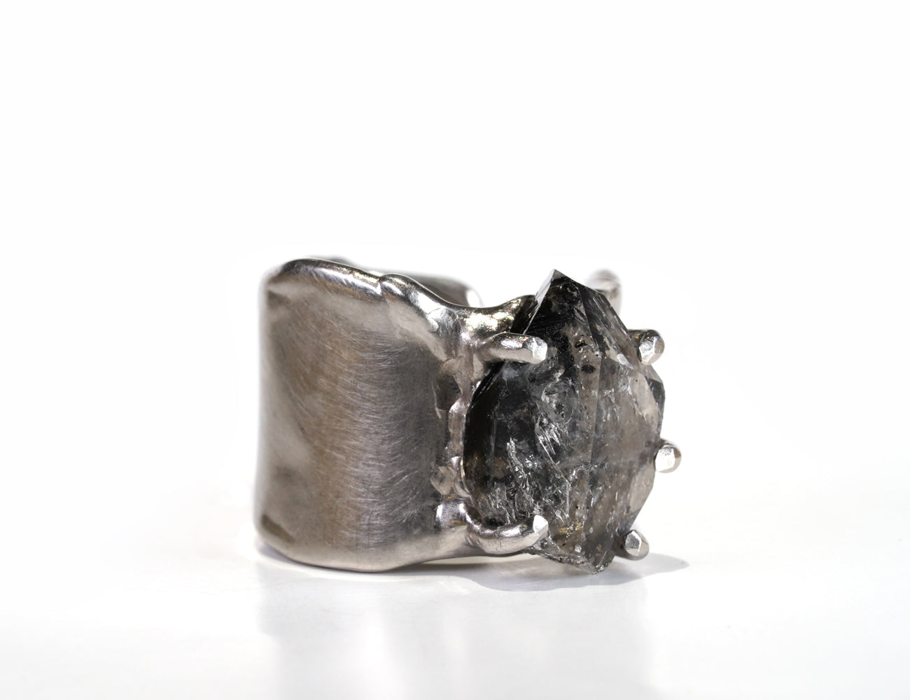 Charm Ring  №1091 / Herkimer Diamond