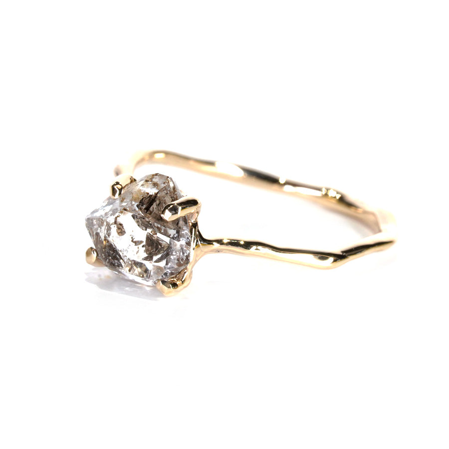 Charm Ring No.1093/Herkimer Diamond