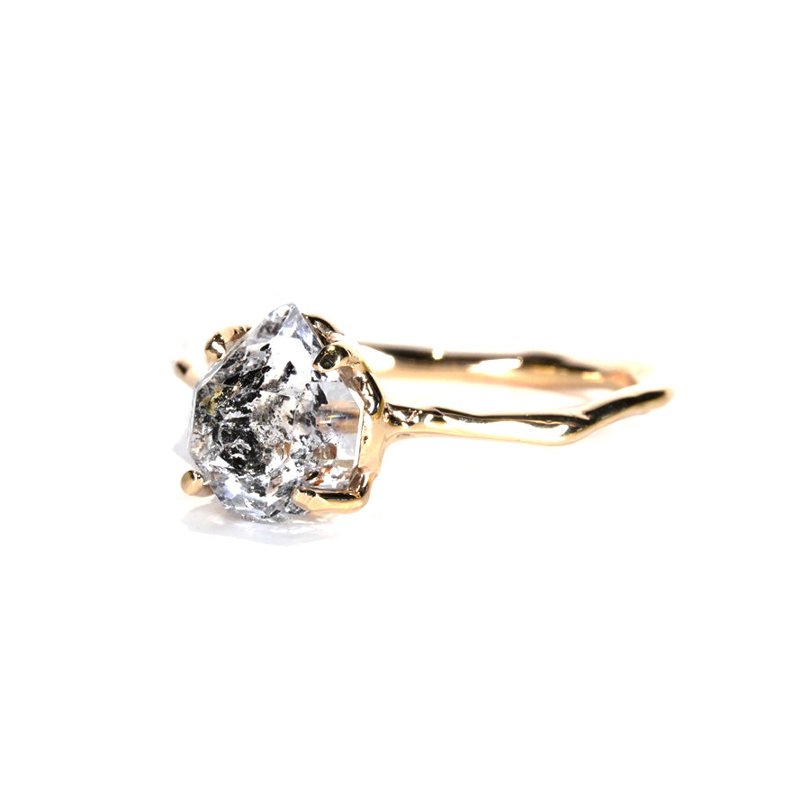 Charm Ring No.1094/Herkimer Diamond