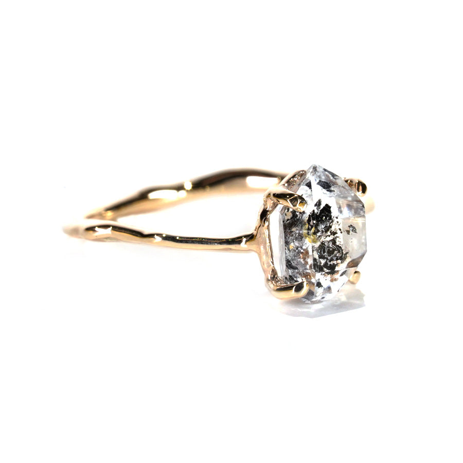 Charm Ring No.1094/Herkimer Diamond