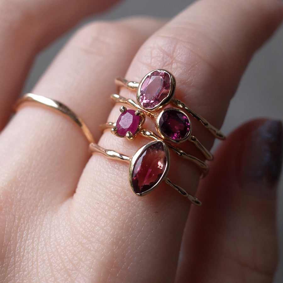 Charm Ring No.1137/ Ruby