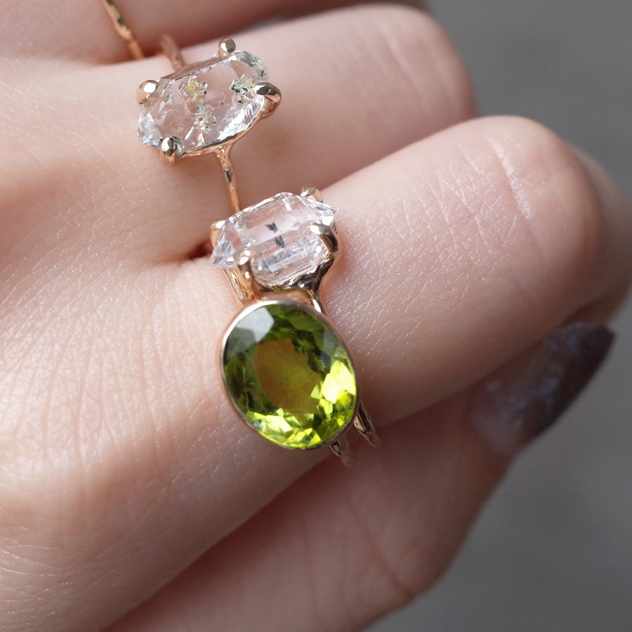 Charm Ring No.1134/ Peridot